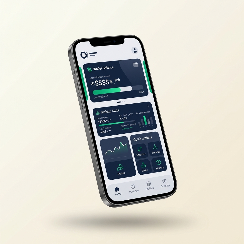 Nufaa wallet app — deposit, stake, send and spend